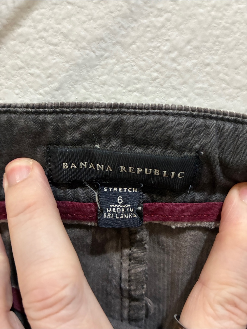 Banana Republic Gray Corduroy Mini Skirt - Picture 8 of 9